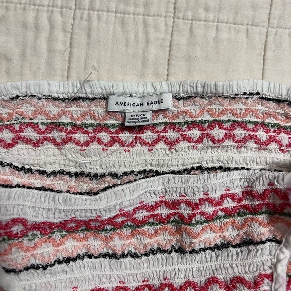 American Eagle smocked crop halter top - Picture 3 of 4